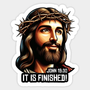 John 19:30 It Is Finished Sticker